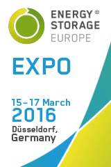 Energy Storage Europe Expo and Conference: 15-17 of March 2016, Dusseldorf, Germany