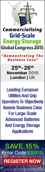 Presenting The Future Road Map For Commercialising Energy Storage Applications For Global Utilities: 25th - 26th November, 2015 - London, UK
