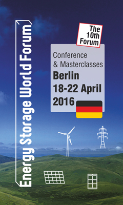 Energy Storage World Forum, Berlin April 18-22, 2016