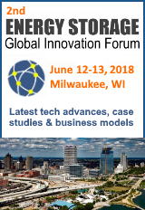 The 2nd Energy Storage Global Innovation Forum, June 12-13, 2018 in Milwaukee is a unique opportunity to network with several hundred business leaders and technology innovators who are driving today's stationary energy storage market.